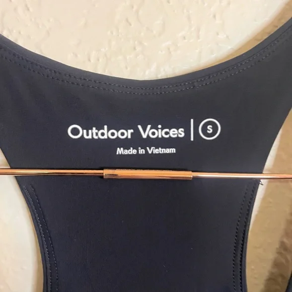 Outdoor Voices Volley Racerback Dress Navy Athletic Tennis Active Size S - Picture 5 of 9